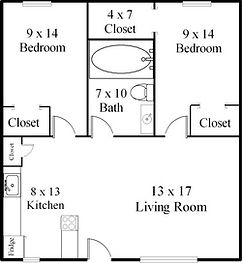 2 Bedroom Apartment